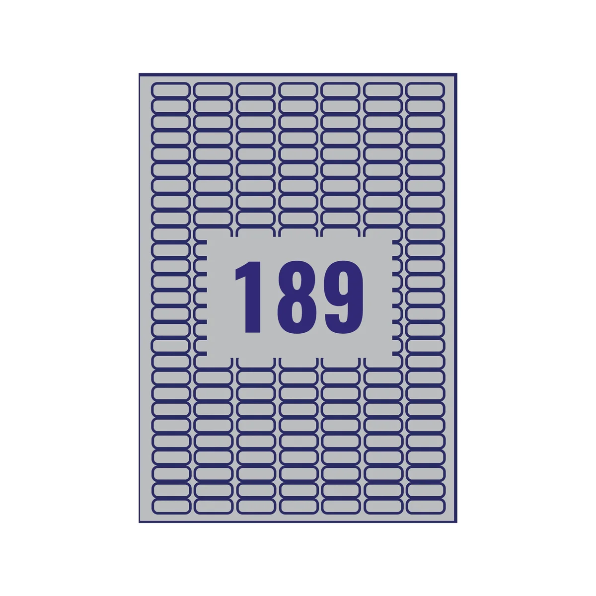 Avery Laser Label H/Duty 189 Per Sheet Silver (Pack of 3780) L6008-20 - Image 3