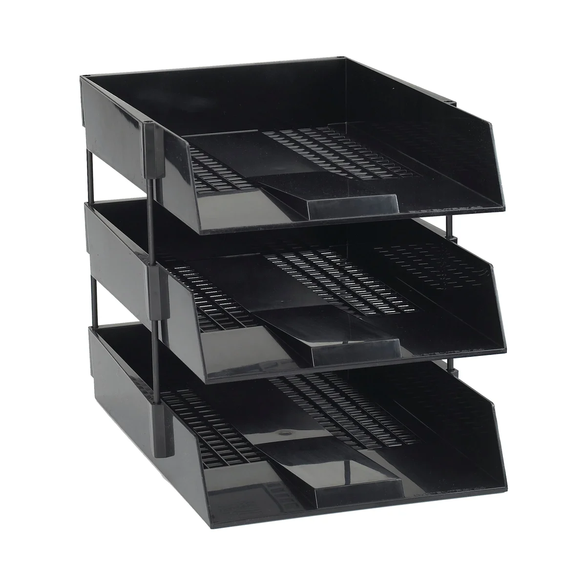 Avery Letter Tray Risers 118mm Black (Pack of 4) 404B-118 - Image 2