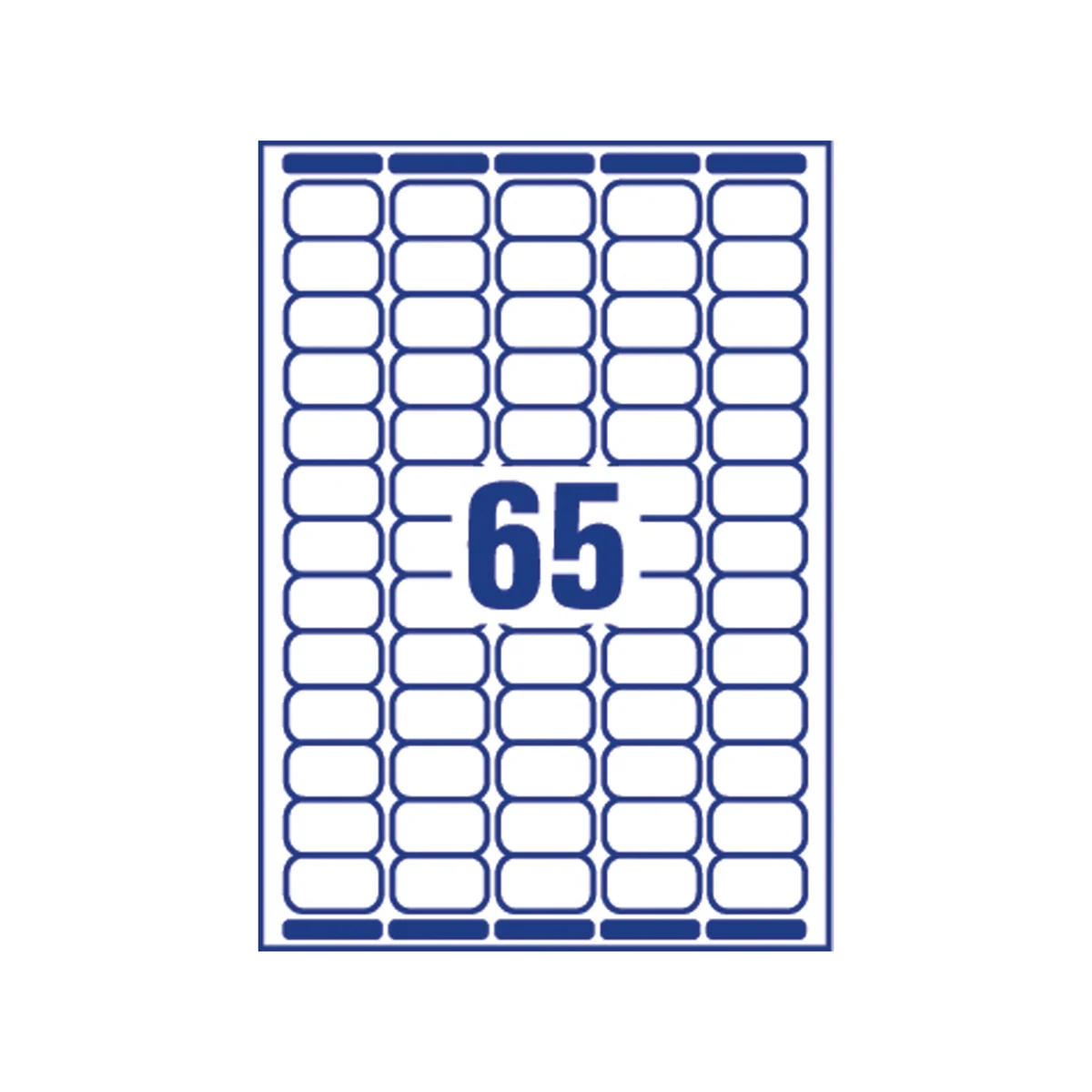 Avery Mini Labels 38x21mm White (Pack of 16250) L7651-250 - Image 3
