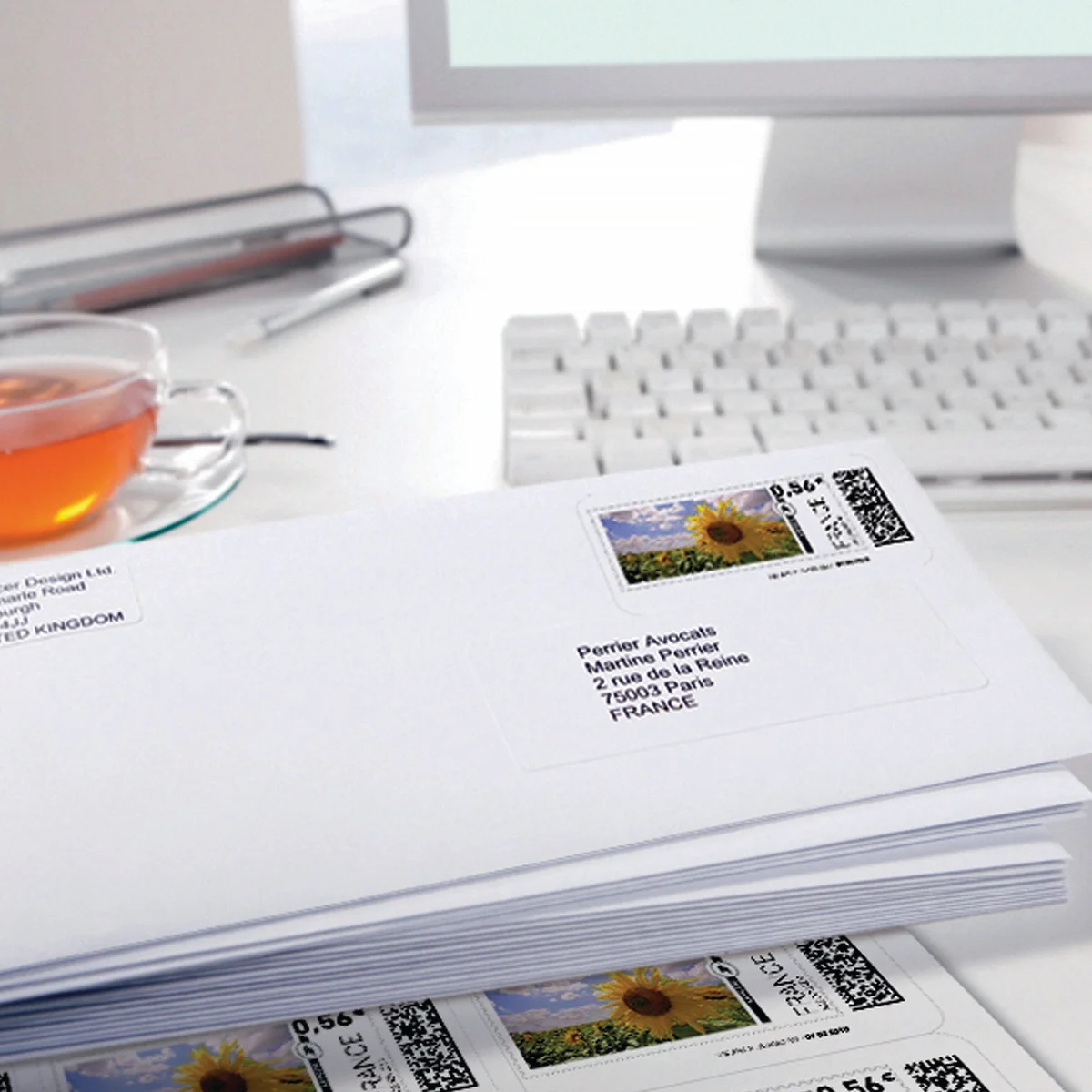 Avery Inkjet Address Labels QuickDRY 63.5x33.9mm 24 Per Sheet White (Pack of 2400) J8159-100 - Image 3