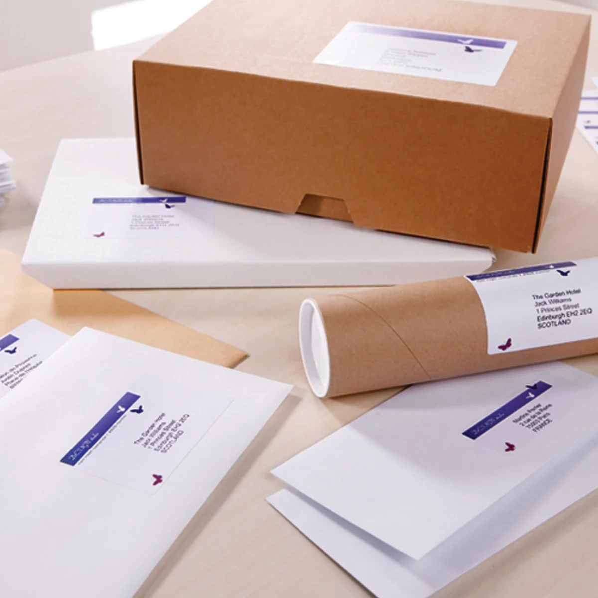 Avery Inkjet Labels 139x99.1mm 4 Per Sheet White (Pack of 400) J8169-100 - Image 3