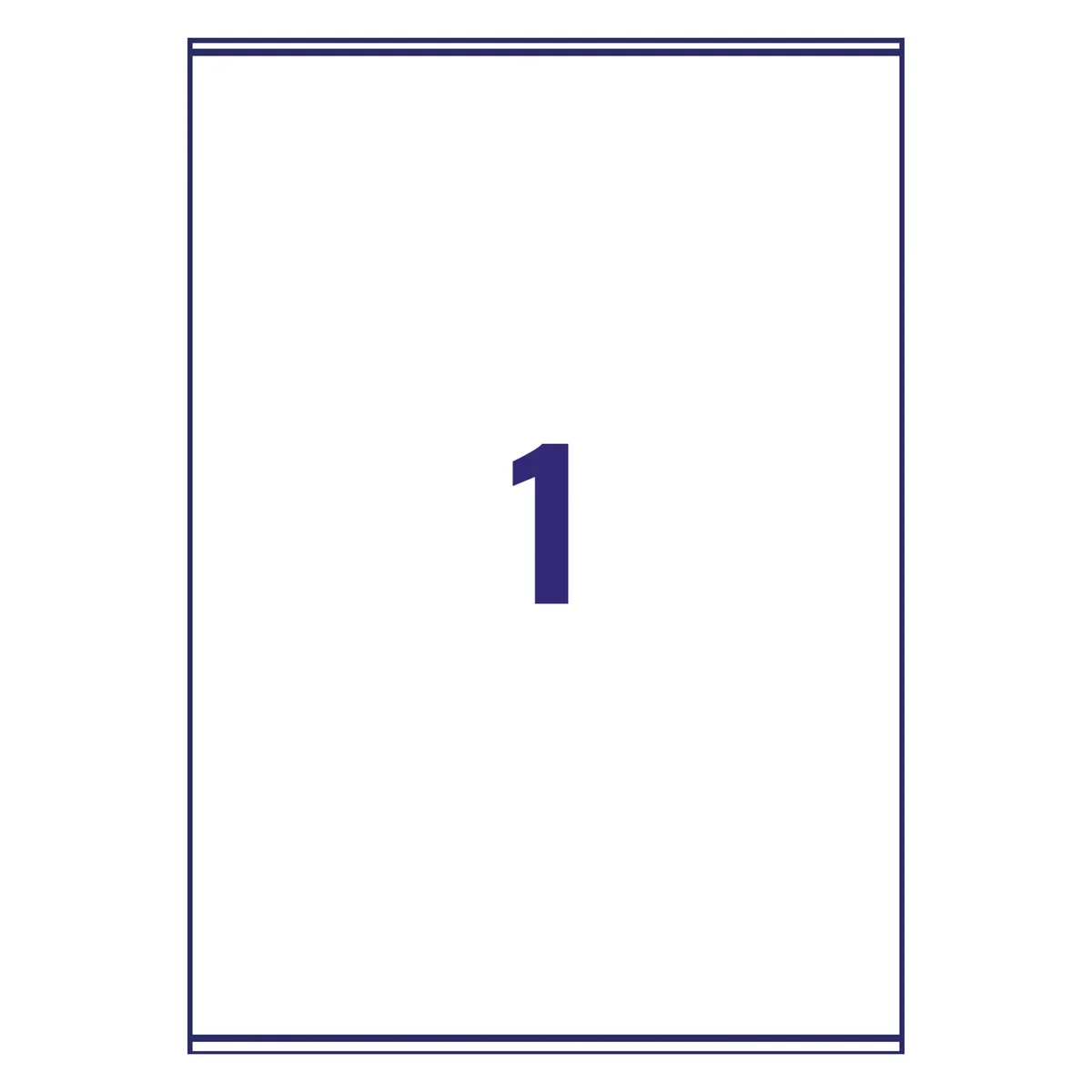 Avery Inkjet Label 199.6x289.1mm 1 Per Sheet Wht (Pack of 100) J8167-100 - Image 3