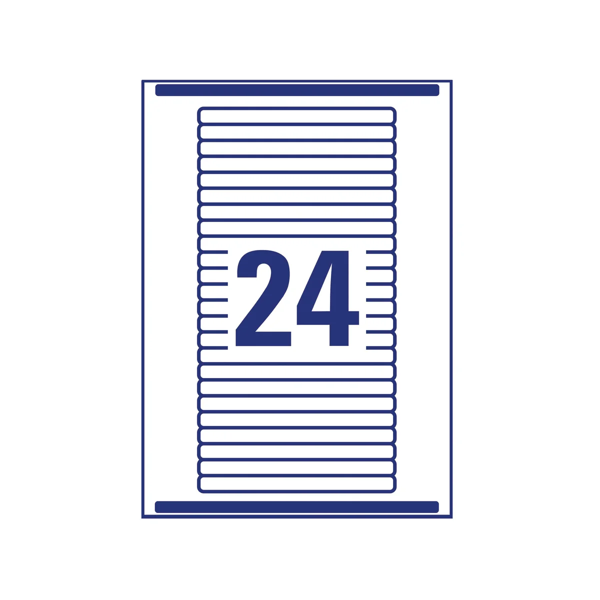 Avery Laser Eurofolio Label 134x11mm White (Pack of 600) L7170-25 - Image 3