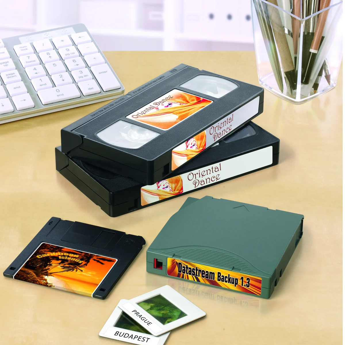 Avery Video Spine Label 145x17mm 16 Per Sheet White (Pack of 400) L7674-25 - Image 4