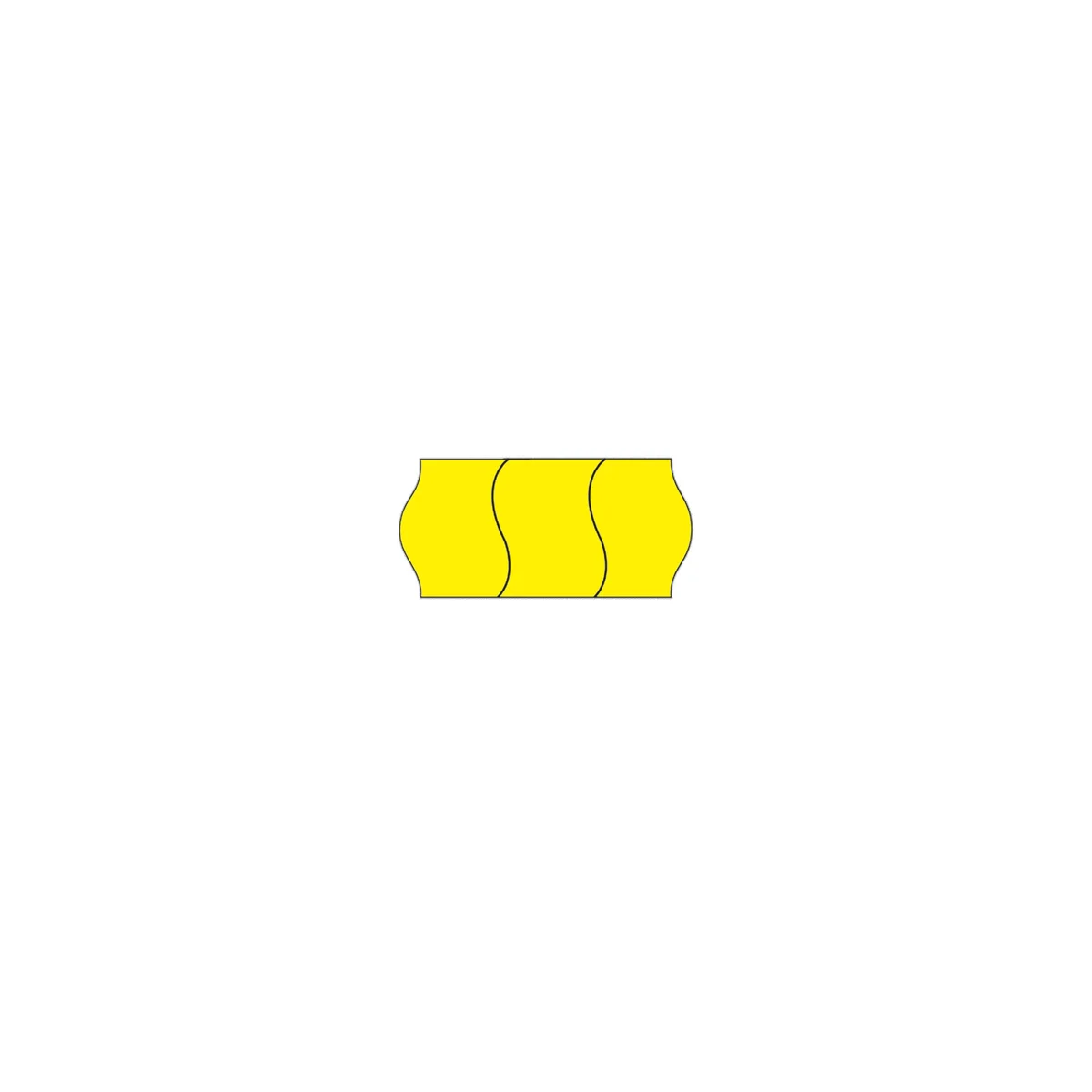 Avery Dennison Single-Line Price Marking Label Yellow 12x26mm (Pack of 15000) YR1226 - Image 3