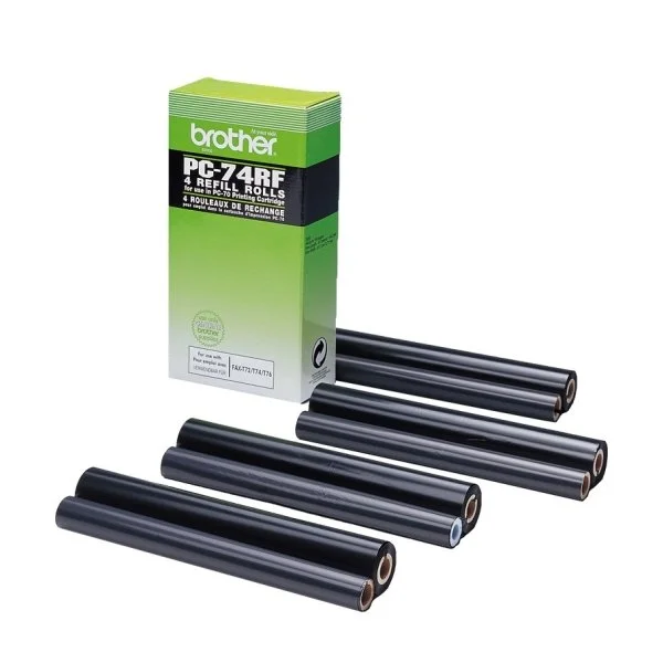 Brother PC-74RF Thermal Transfer Ink Ribbon (Pack of 4) PC74RF - Image 2