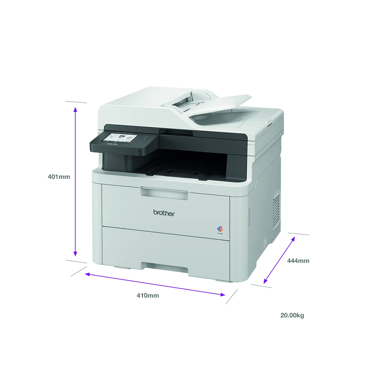 Brother DCP-L3560CDW A4 3-in-1 Wireless Colour Laser Printer DCPL3560CDWZU1 - Image 4
