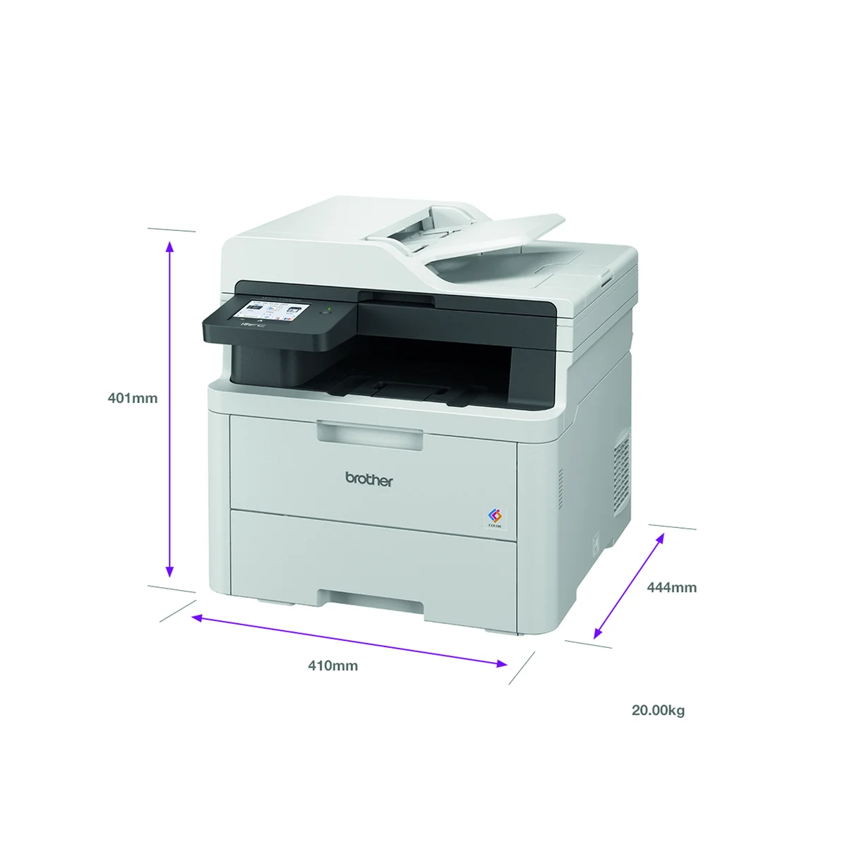 Brother MFC-L3740CDW A4 4-in-1 Wireless Colour Laser Printer MFCL3740CDWZU1 - Image 4