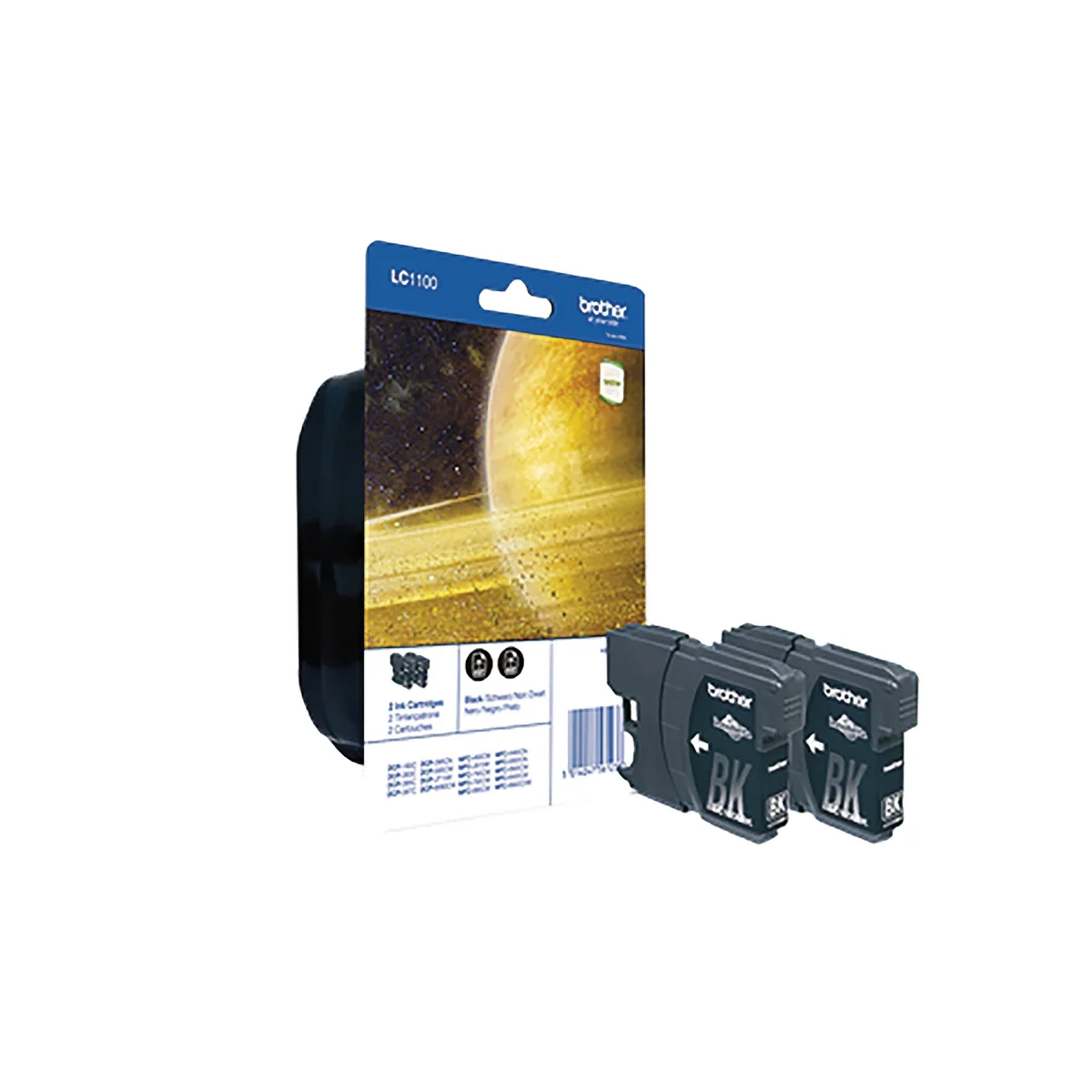 Brother LC1100BK Inkjet Cartridge Black Twinpack LC1100BKBP2 - Image 2