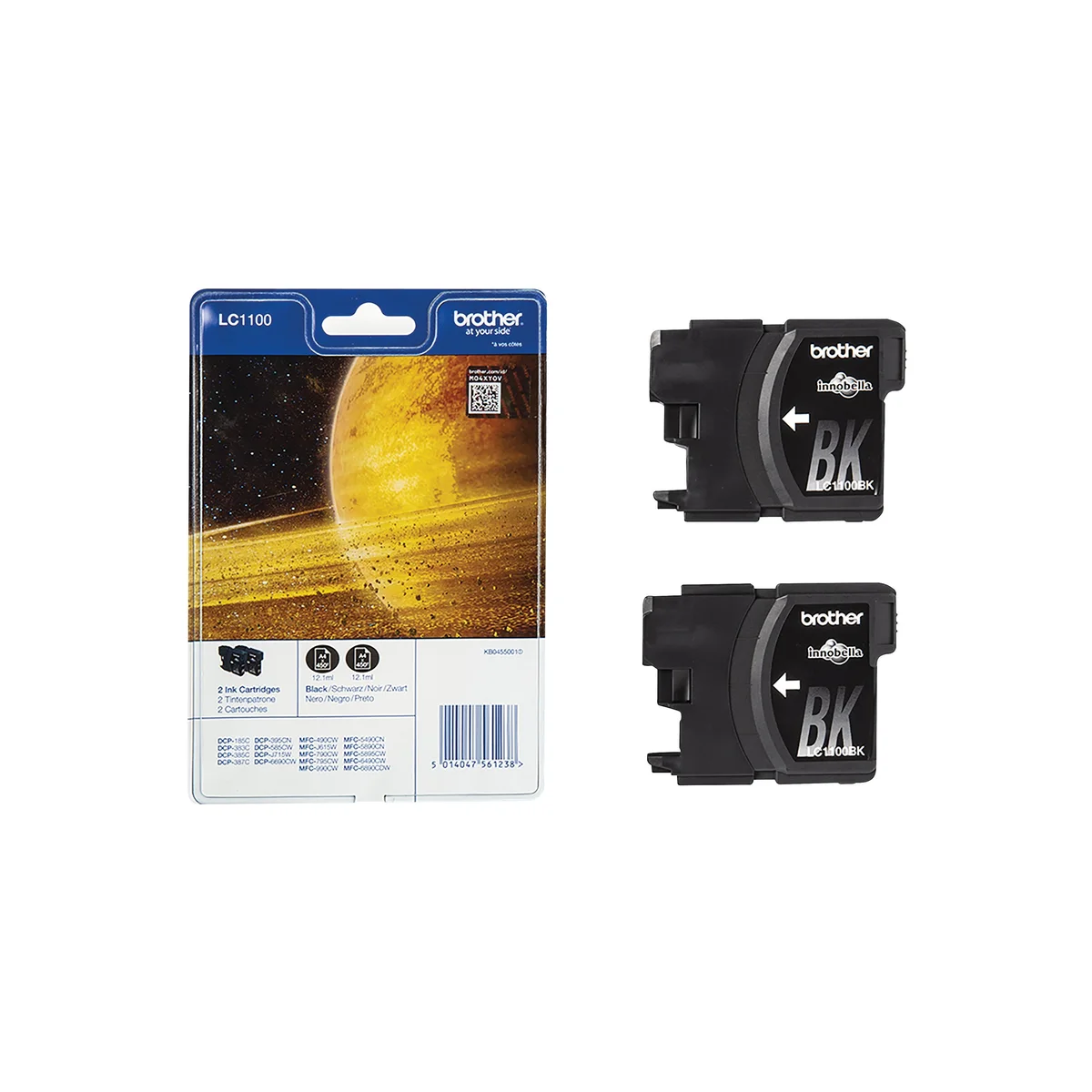 Brother LC1100BK Inkjet Cartridge Black Twinpack LC1100BKBP2 - Image 3