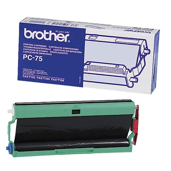 Brother PC-75 Thermal Transfer Ink Ribbon Black PC75 - Image 2