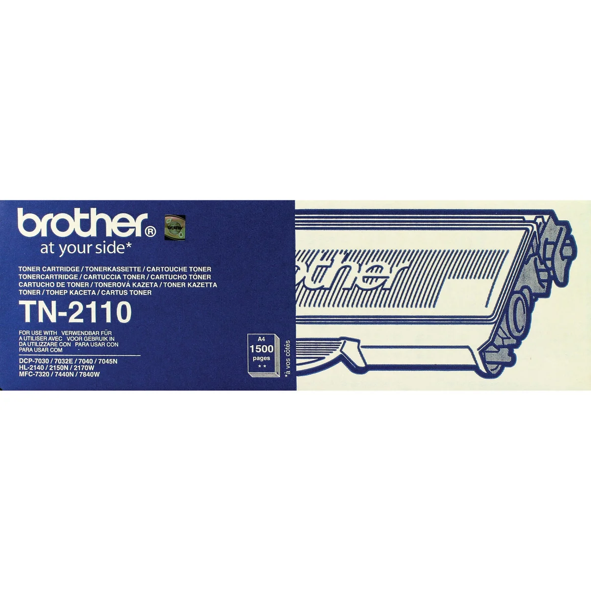 Brother TN-2110 Toner Cartridge Black TN2110 - Image 1