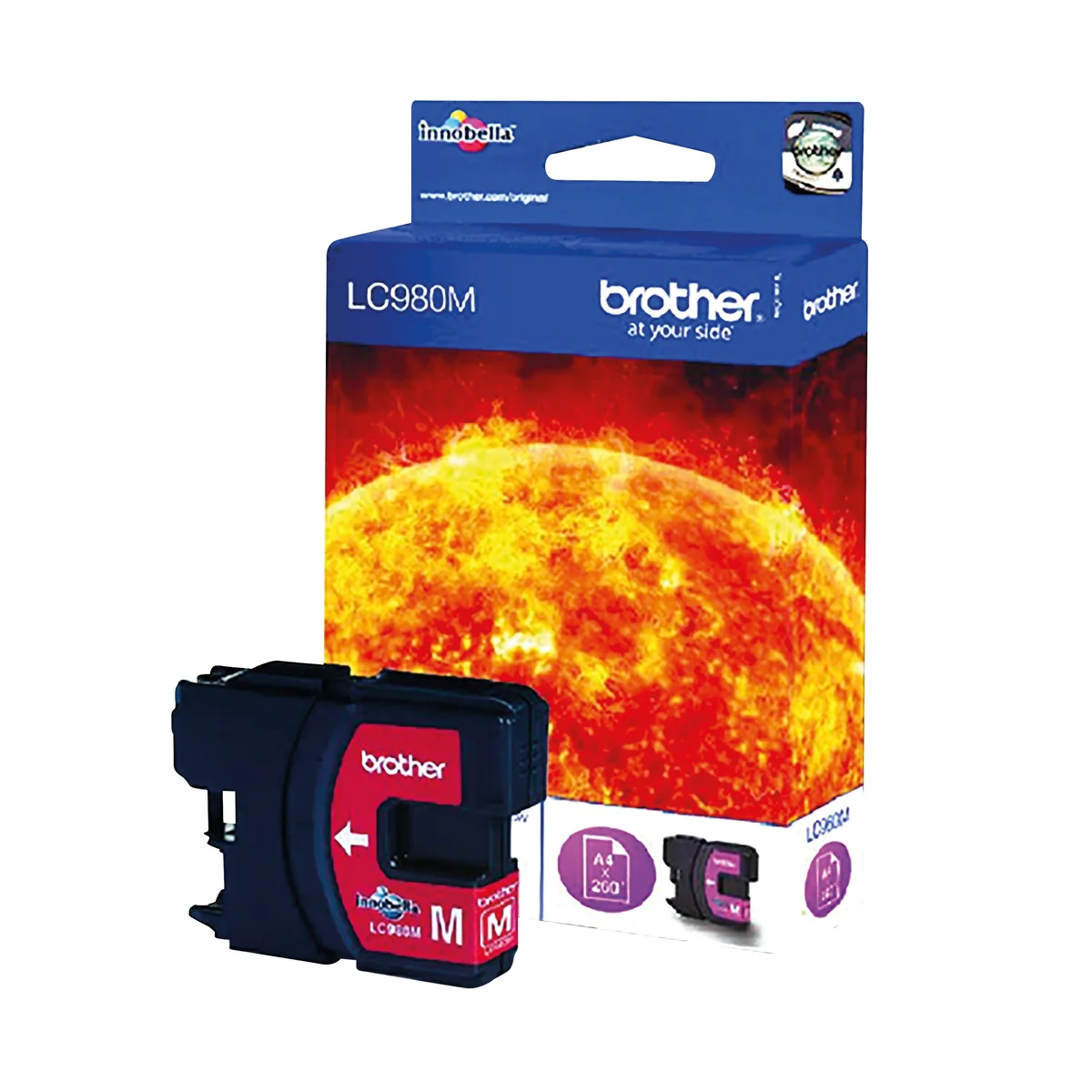 Brother LC980M Inkjet Cartridge Magenta LC980M - Image 2