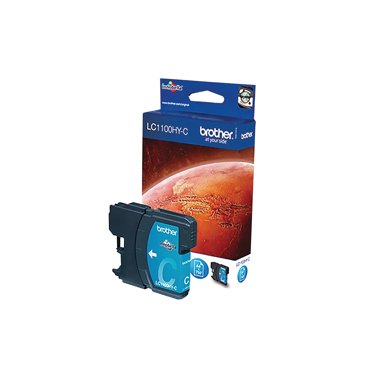 Brother LC1100HYC Inkjet Cartridge High Yield Cyan LC1100HYC - Image 2