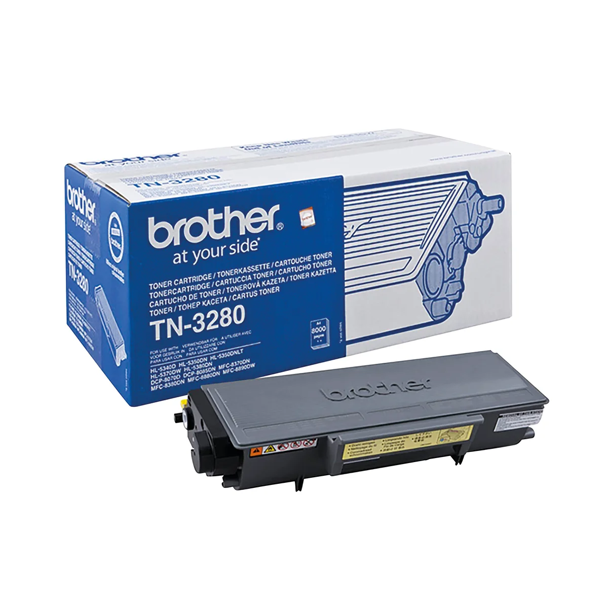 Brother TN-3280 Toner Cartridge High Yield Black TN3280 - Image 2