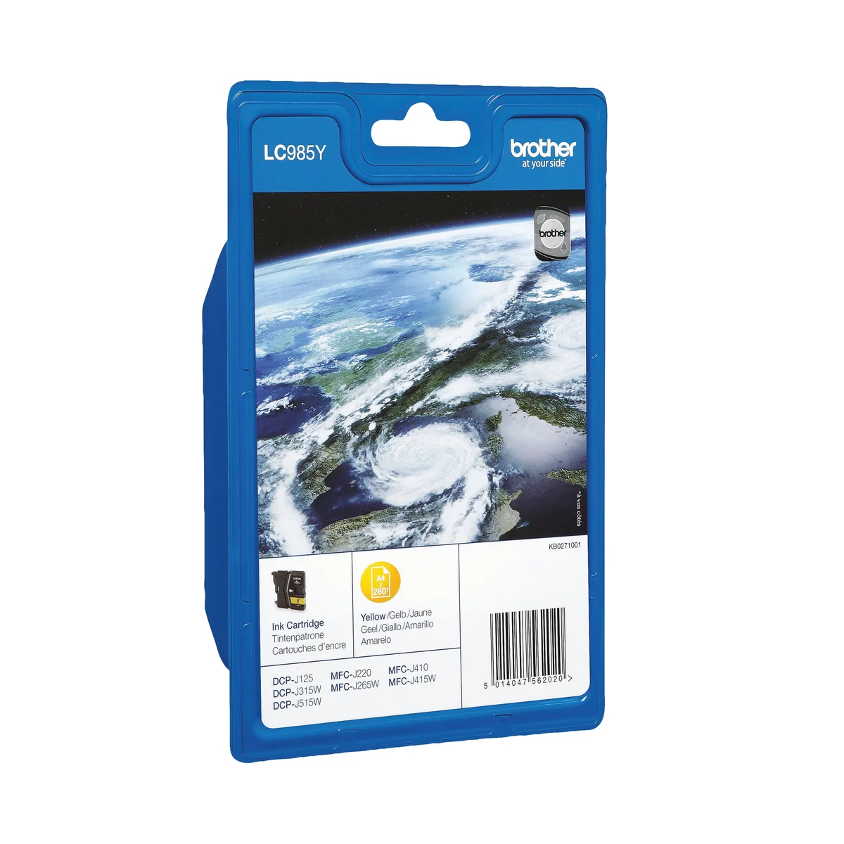 Brother LC985Y Inkjet Cartridge Yellow LC985Y - Image 1
