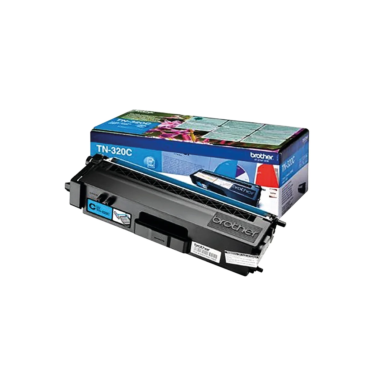Brother TN-320C Toner Cartridge Cyan TN320C - Image 2