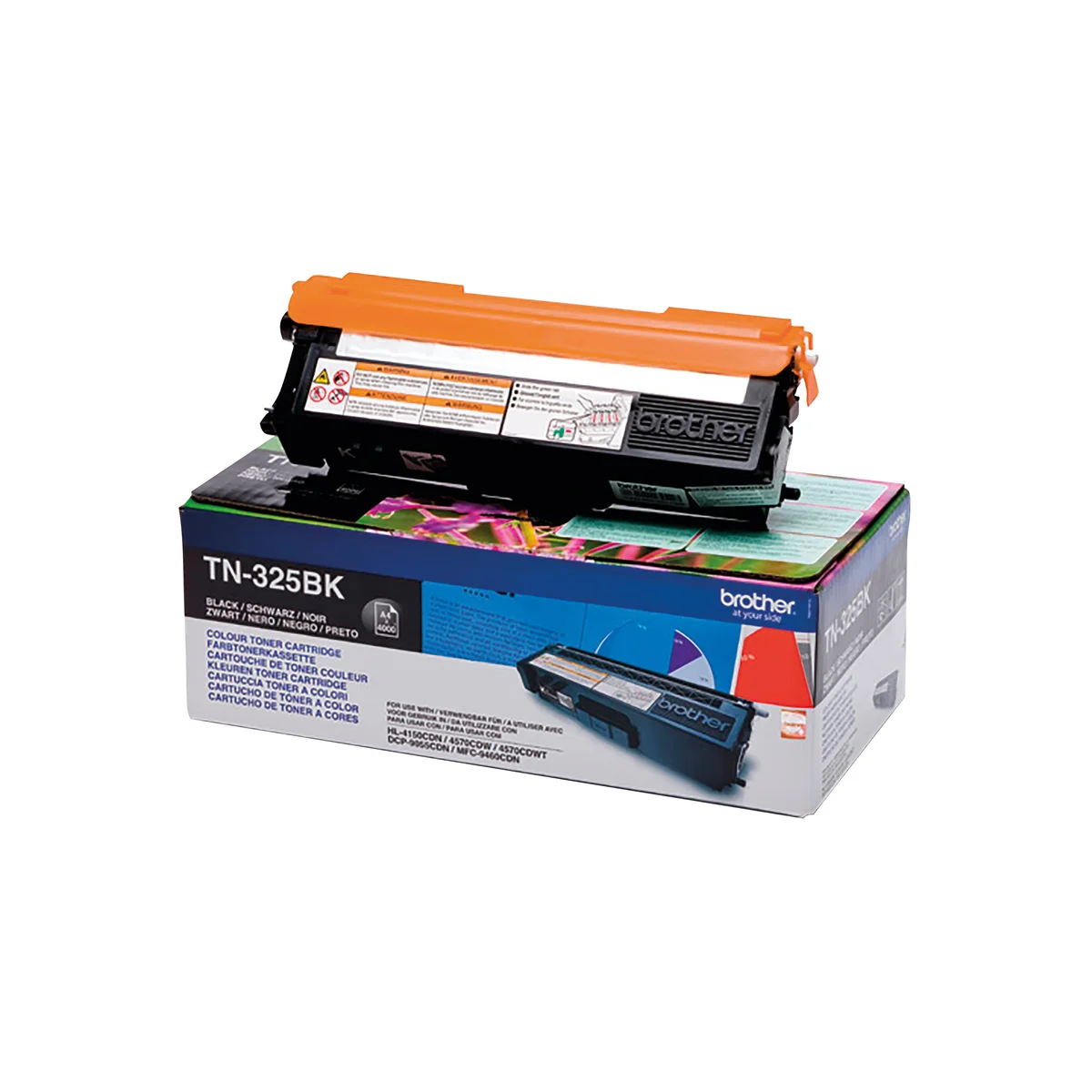 Brother TN-325BK Toner Cartridge High Yield Black TN325BK - Image 2
