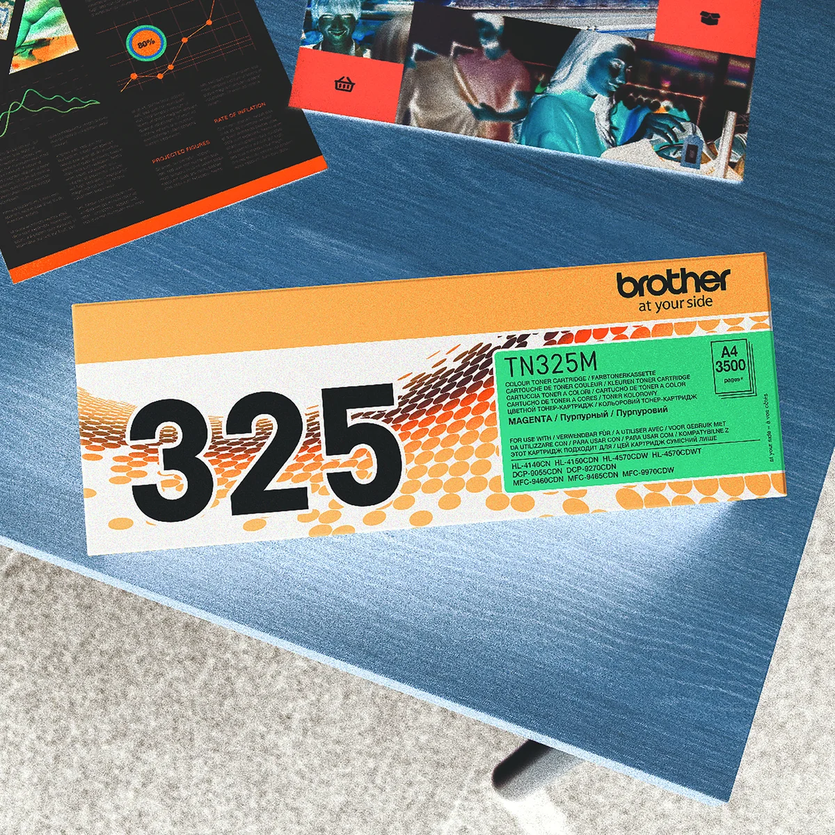 Brother TN-325M Toner Cartridge High Yield Magenta TN325M - Image 4