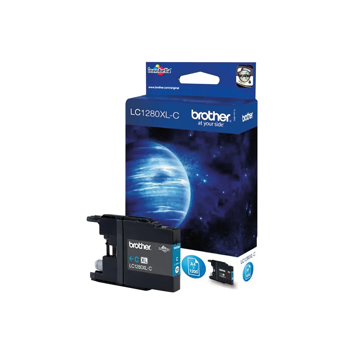 Brother LC1280XLC Inkjet Cartridge High Yield Cyan LC1280XLC - Image 2
