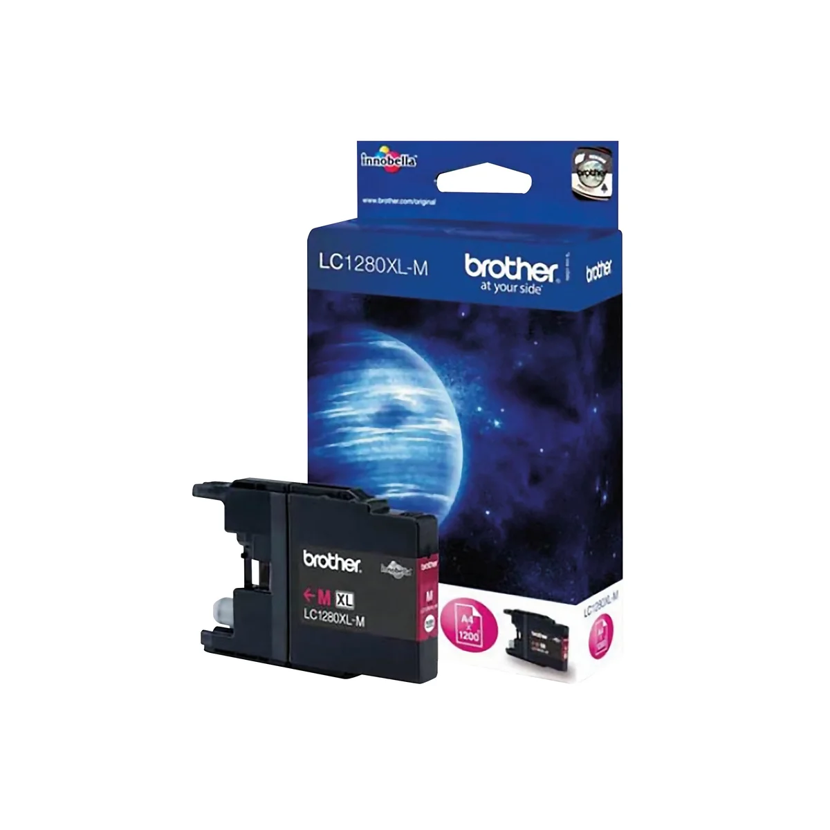 Brother LC1280XLM Inkjet Cartridge High Yield Magenta LC1280XLM - Image 2