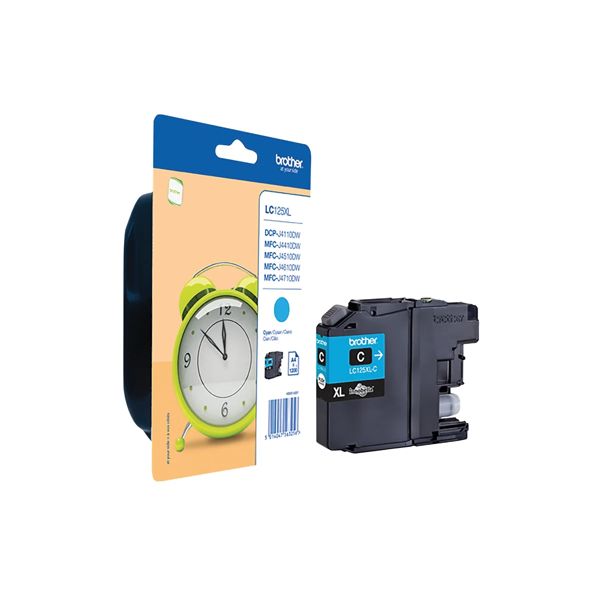 Brother LC125XLC Inkjet Cartridge High Yield Cyan LC125XLC - Image 2