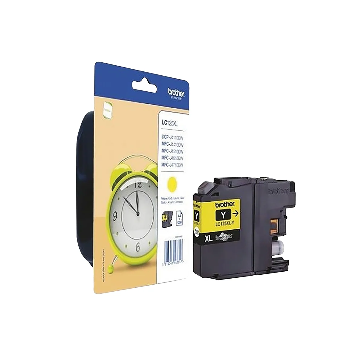 Brother LC125XLY Inkjet Cartridge High Yield Yellow LC125XLY - Image 2