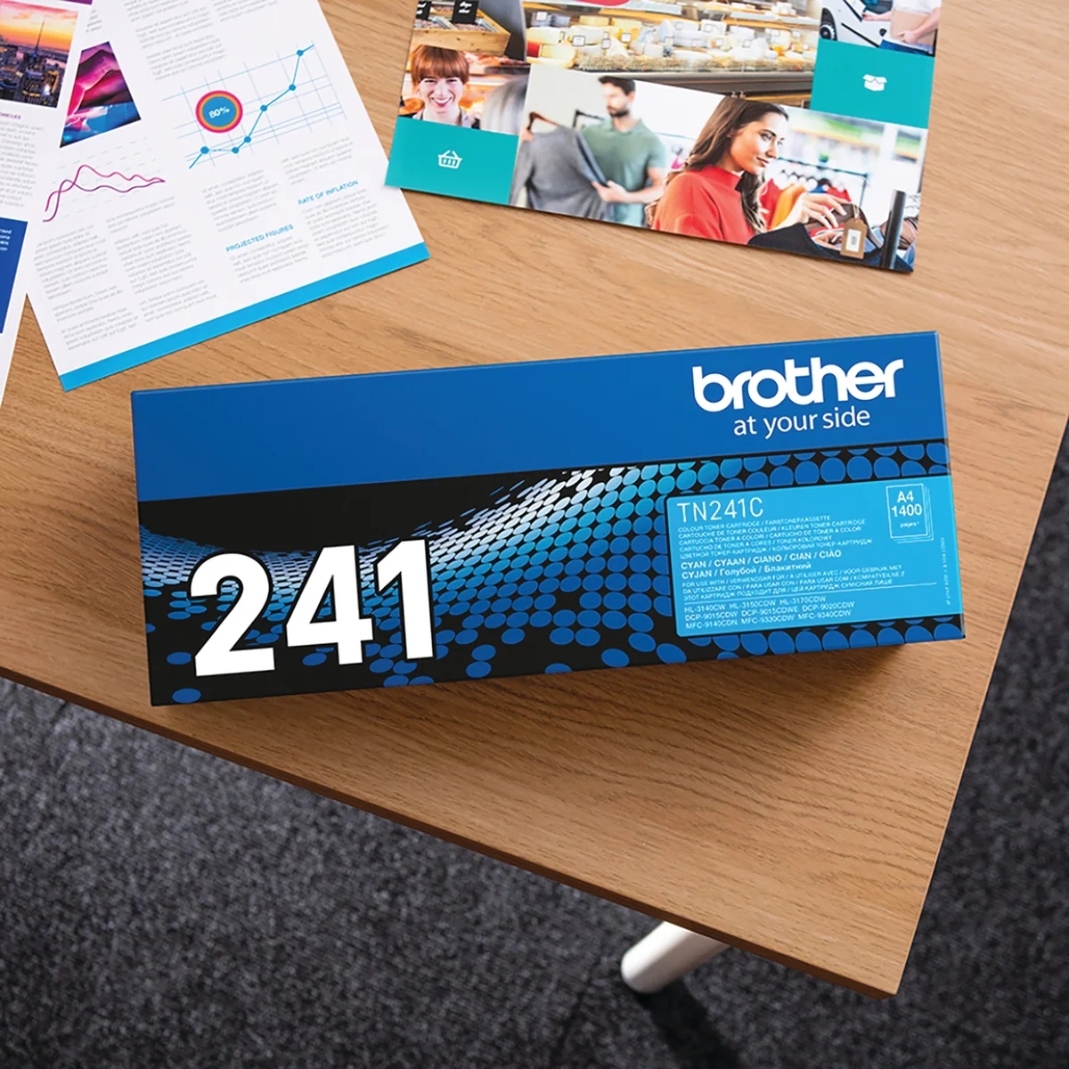 Brother TN-241C Toner Cartridge Cyan TN241C - Image 3