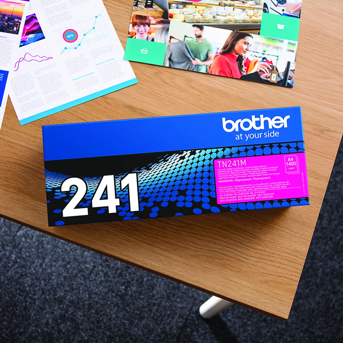 Brother TN-241M Toner Cartridge Magenta TN241M - Image 4