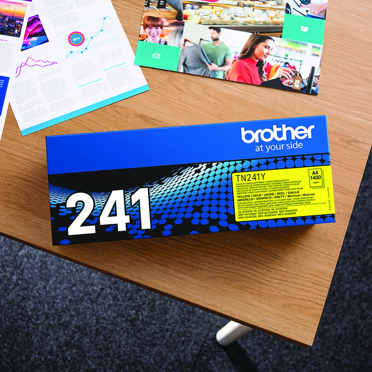Brother TN-241Y Toner Cartridge Yellow TN241Y - Image 4