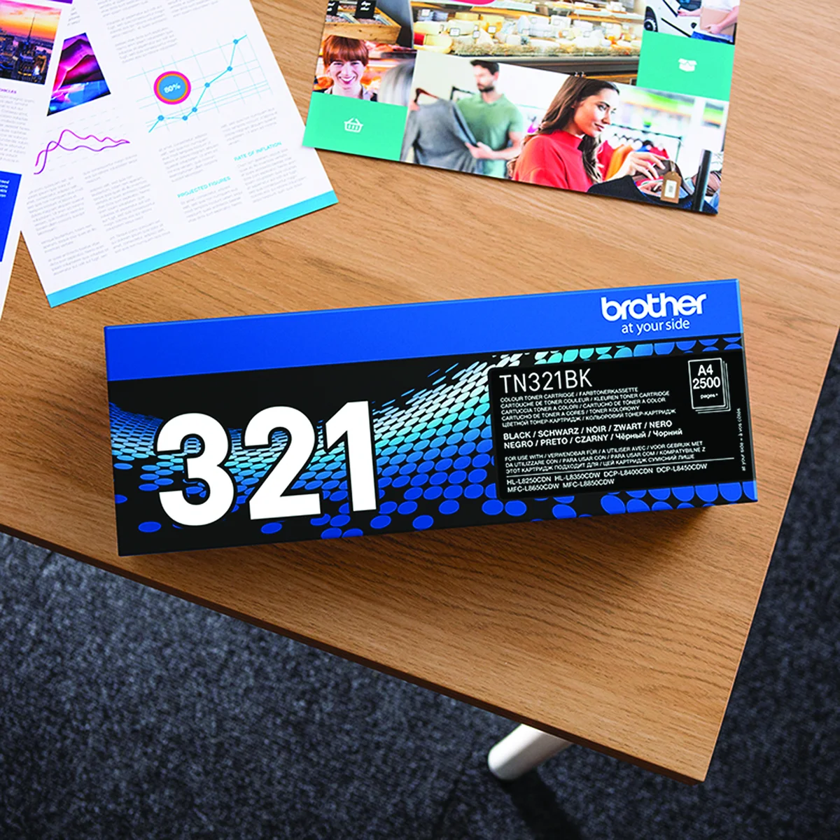 Brother TN-321BK Toner Cartridge Black TN321BK - Image 4