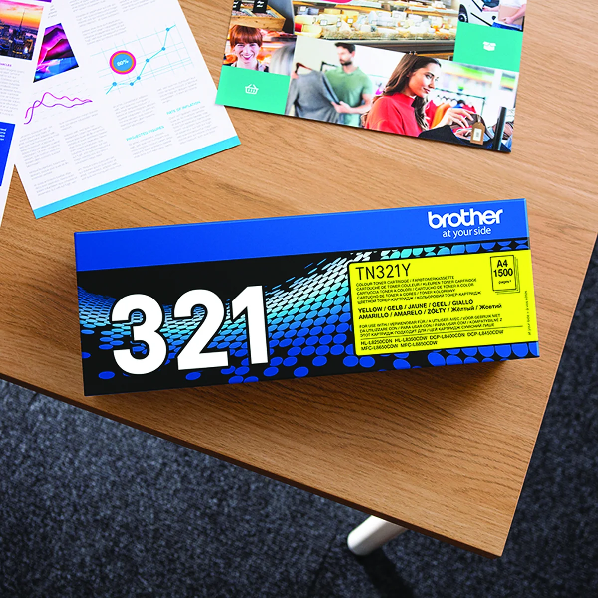 Brother TN-321Y Toner Cartridge Yellow TN321Y - Image 4