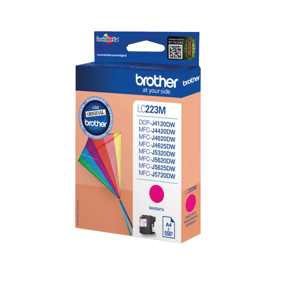 Brother LC223M Inkjet Cartridge Magenta LC223M - Image 2