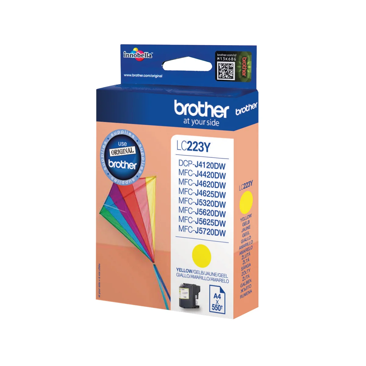 Brother LC223Y Inkjet Cartridge Yellow LC223Y - Image 2