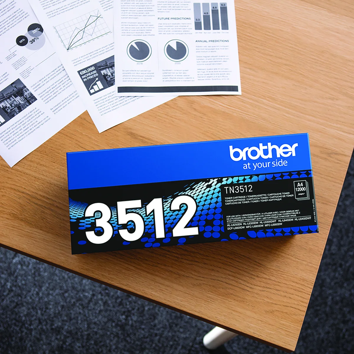 Brother TN-3512 Toner Cartridge Super High Yield Black TN3512 - Image 4