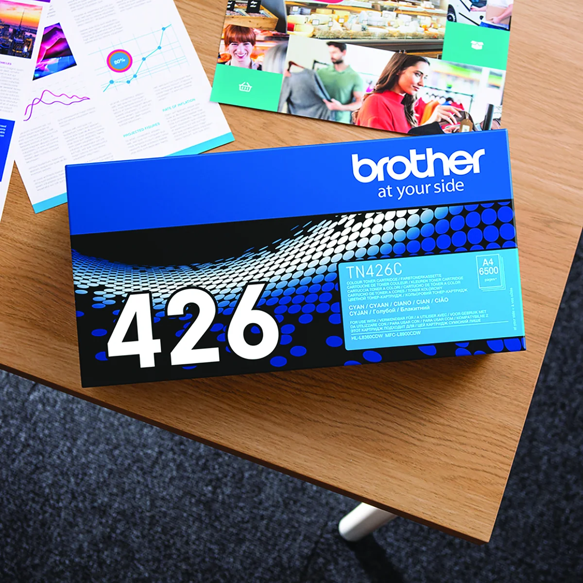 Brother TN-426C Toner Cartridge High Yield Cyan TN426C - Image 4