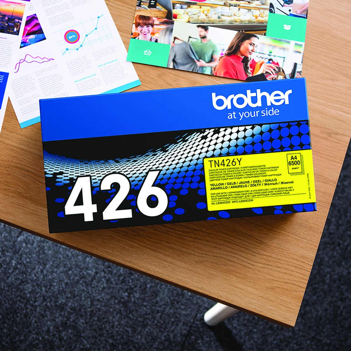 Brother TN-426Y Toner Cartridge High Yield Yellow TN426Y - Image 4