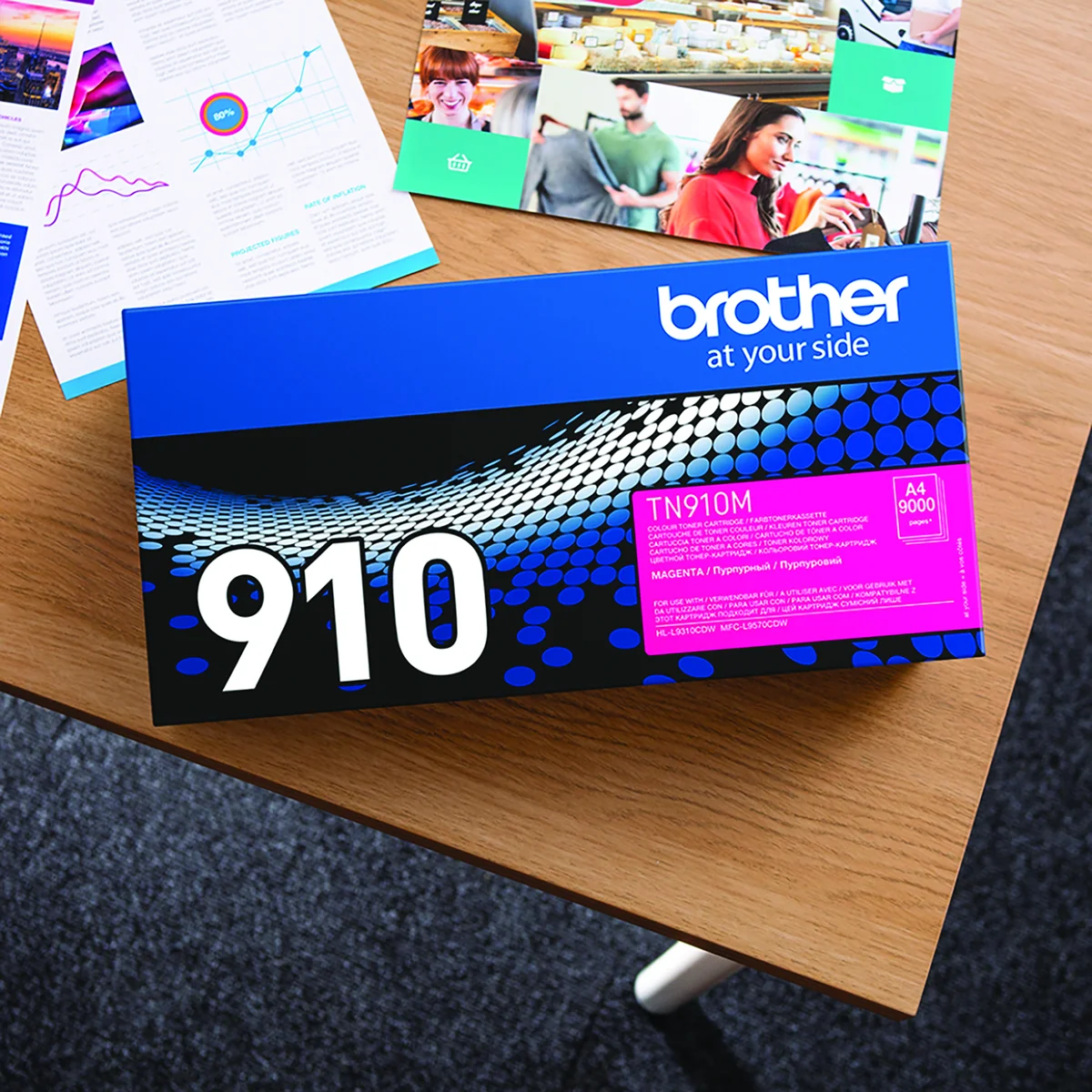 Brother TN-910M Toner Cartridge Ultra High Yield Magenta TN910M - Image 4