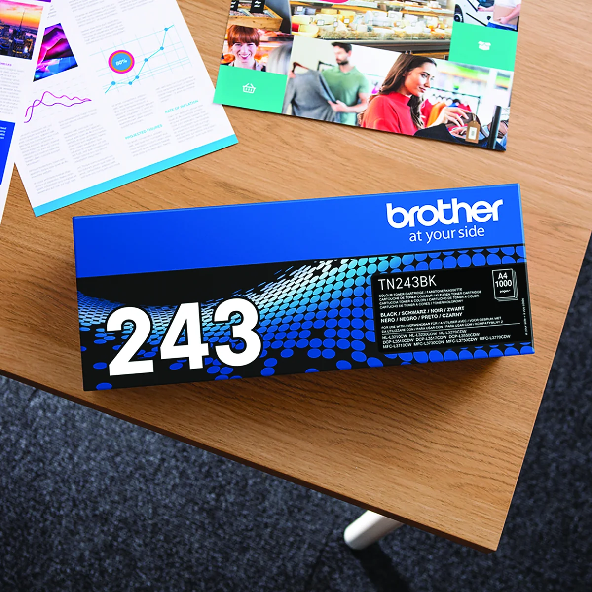 Brother TN-243BK Toner Cartridge Black TN243BK - Image 4
