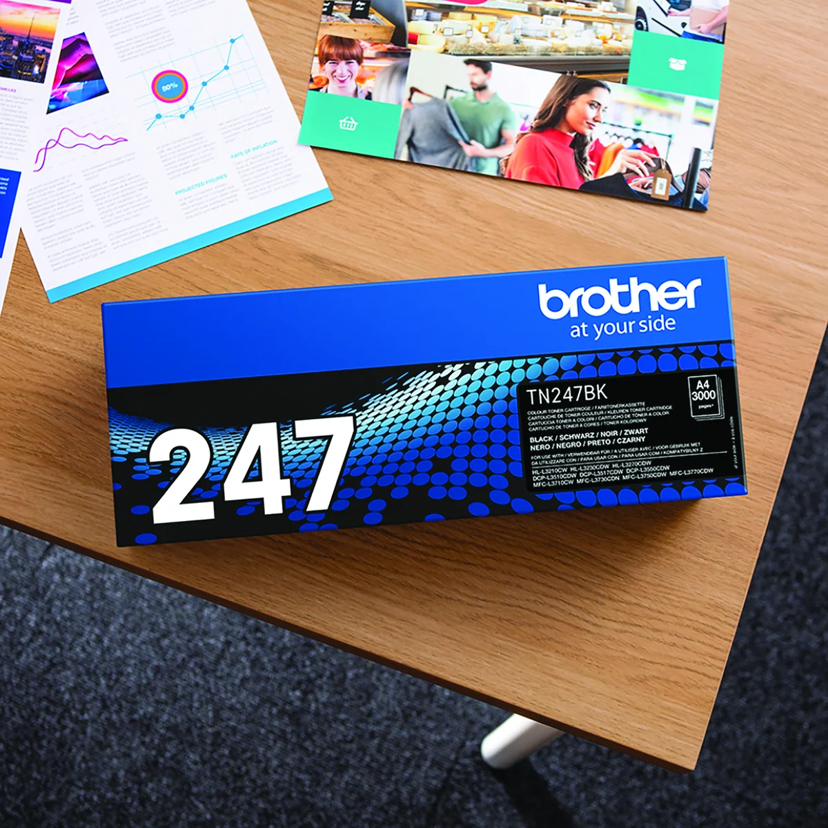 Brother TN-247BK Toner Cartridge High Yield Black TN247BK - Image 4