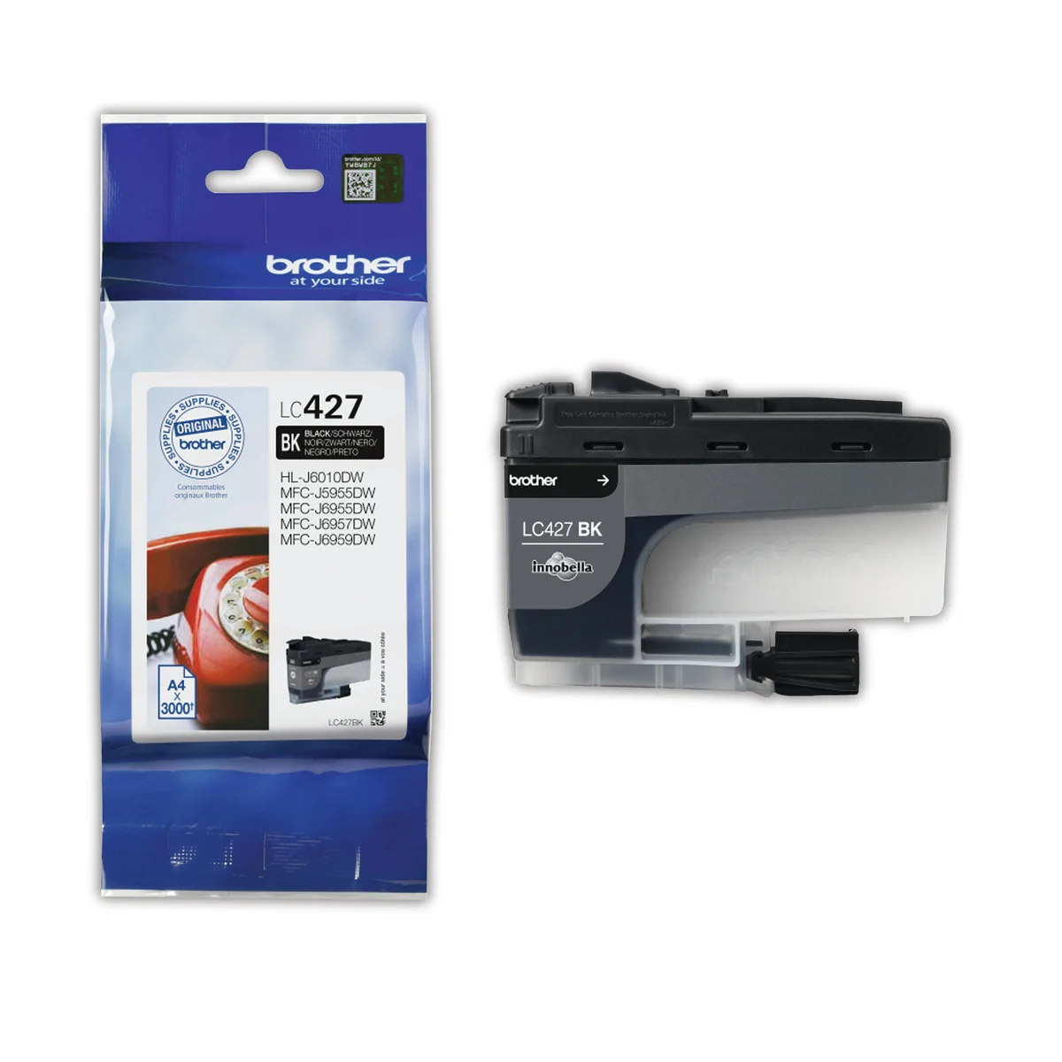 Brother LC427BK Inkjet Cartridge Black LC427BK - Image 1