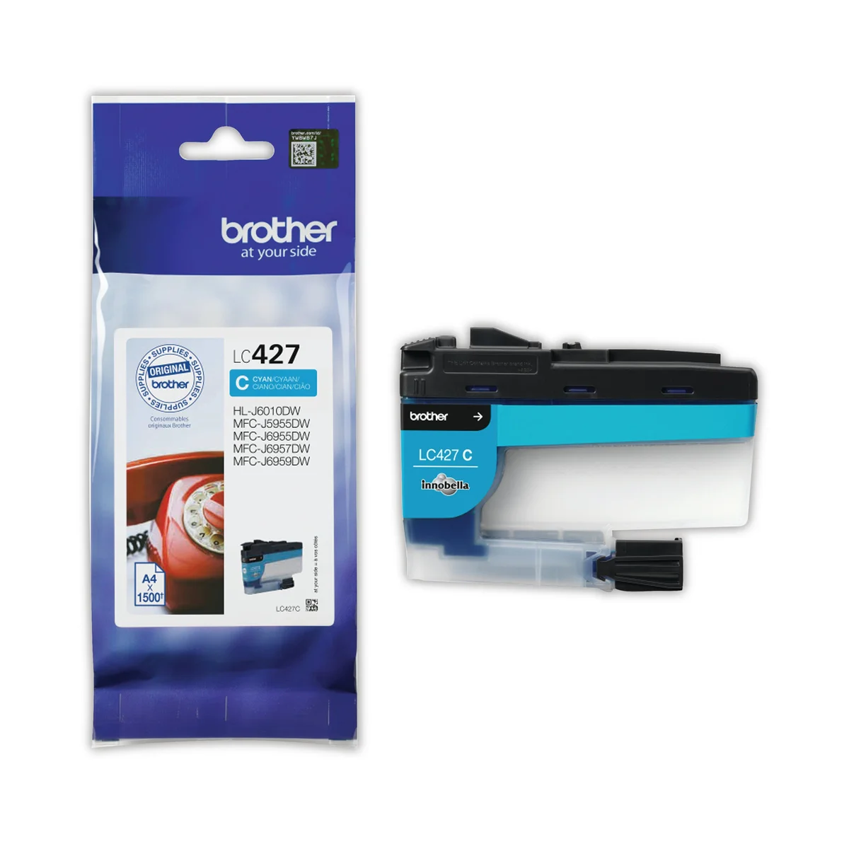 Brother LC427C Inkjet Cartridge Cyan LC427 C - Image 1