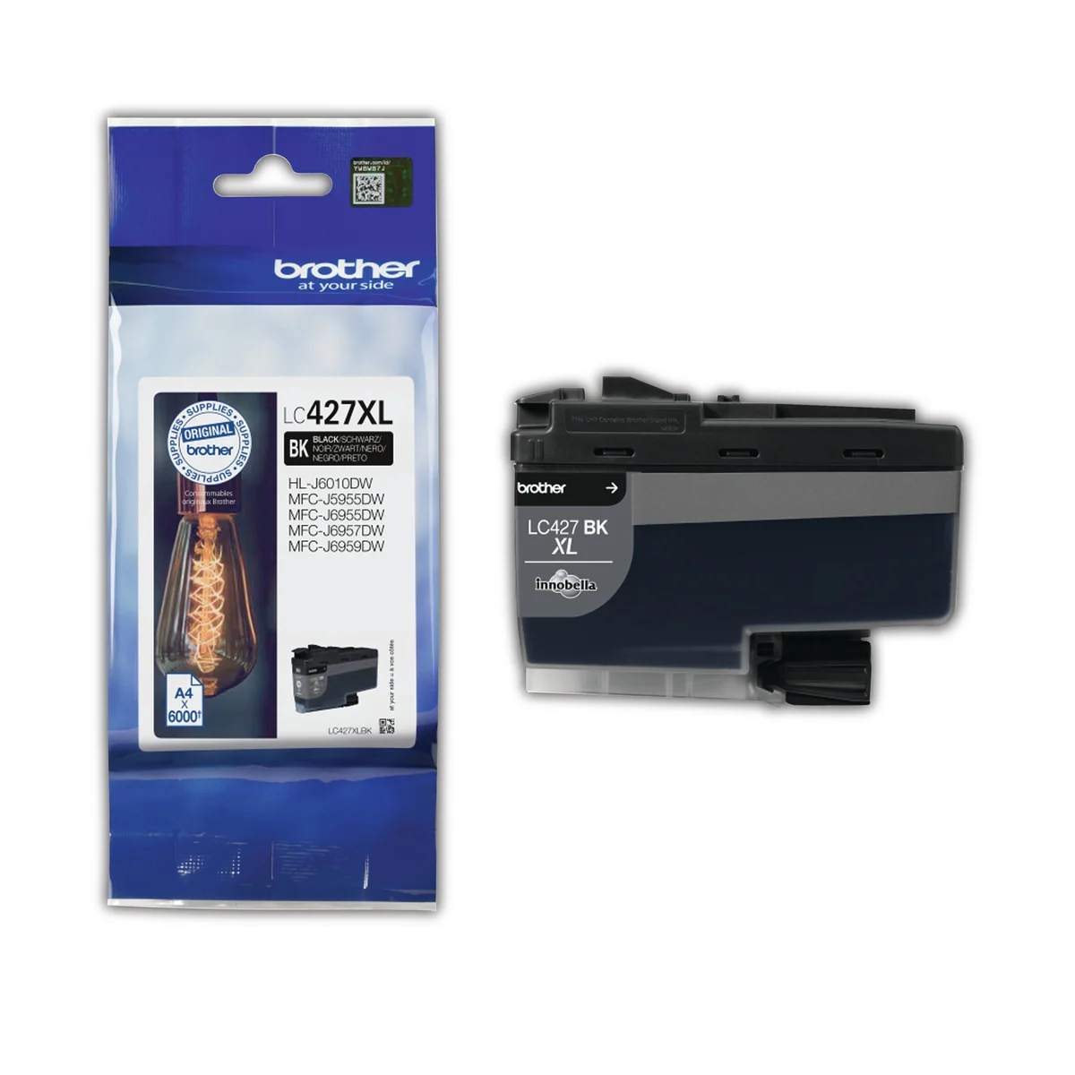 Brother LC427XLBK Inkjet Cartridge High Yield Black LC427XLBK - Image 1