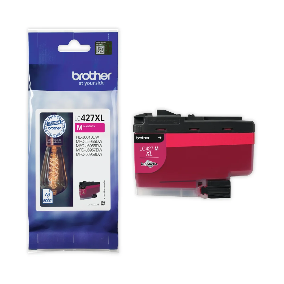 Brother LC427XLM Inkjet Cartridge High Yield Magenta LC427XLM - Image 1