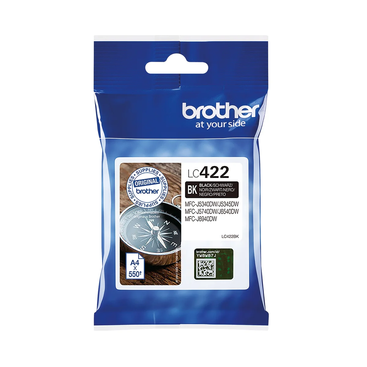 Brother LC422BK Inkjet Cartridge Black LC422BK - Image 1