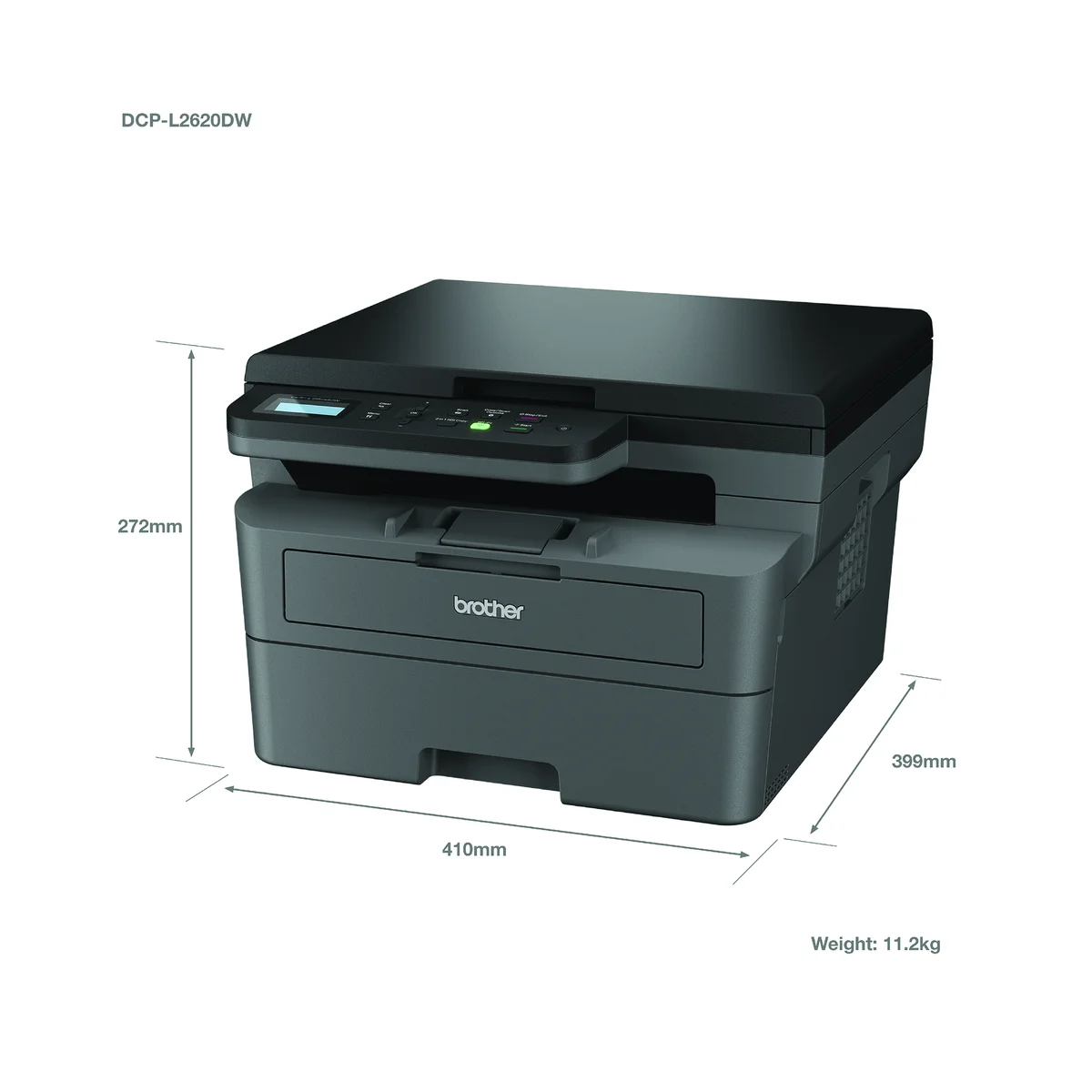 Brother DCP-L2620DW A4 3-in-1 Wireless Mono Laser Printer DCPL2620DWZU1 - Image 4