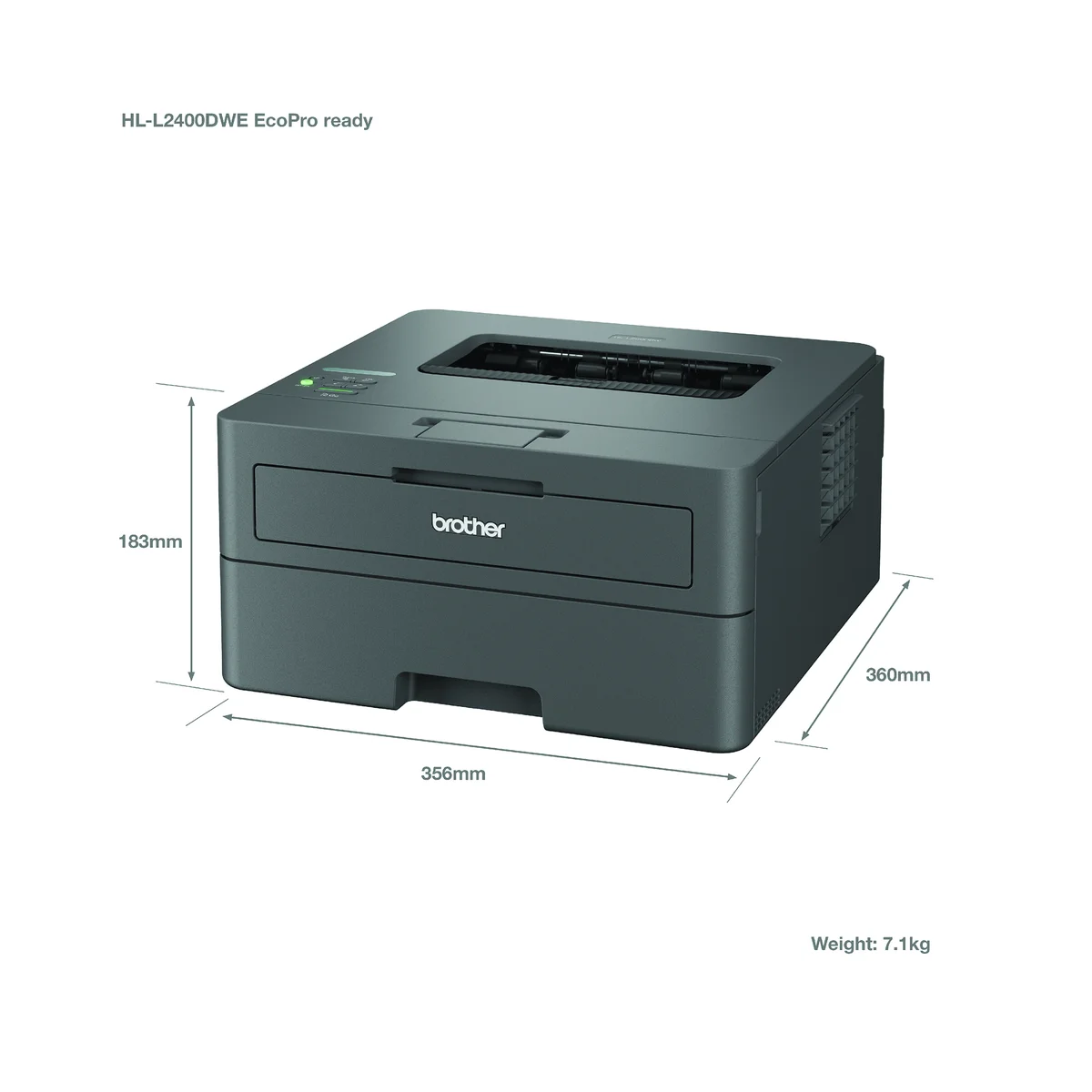 Brother HL-L2445DW A4 Wireless Mono Laser Printer HLL2445DWZU1 - Image 4