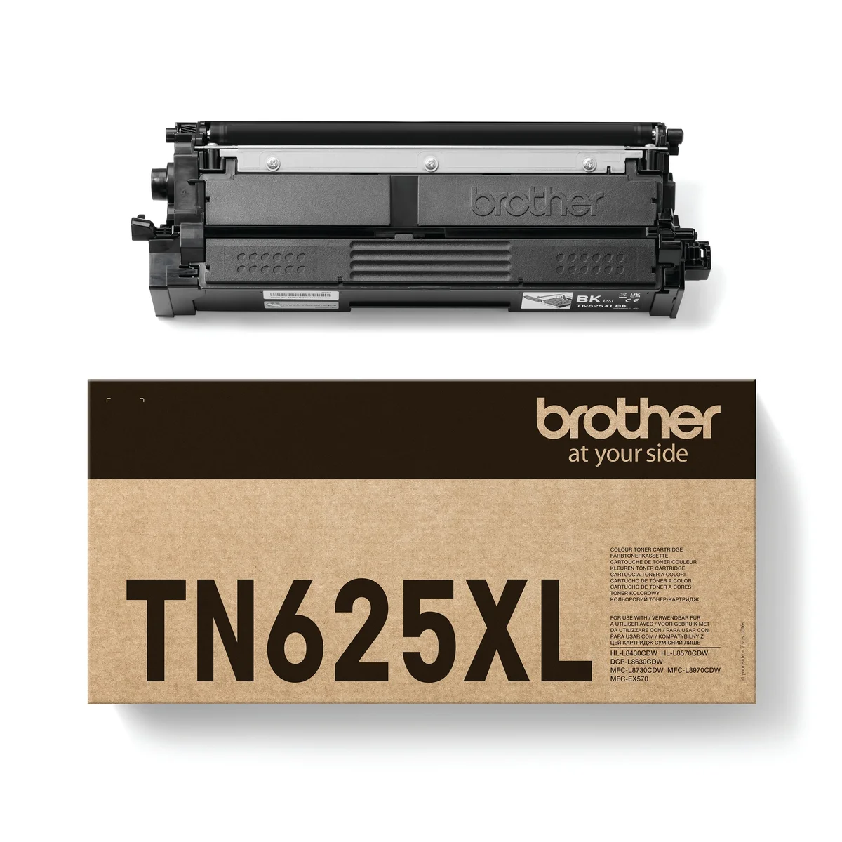 Brother TN625XL Toner Cartridge High Yield Black TN625XLBK