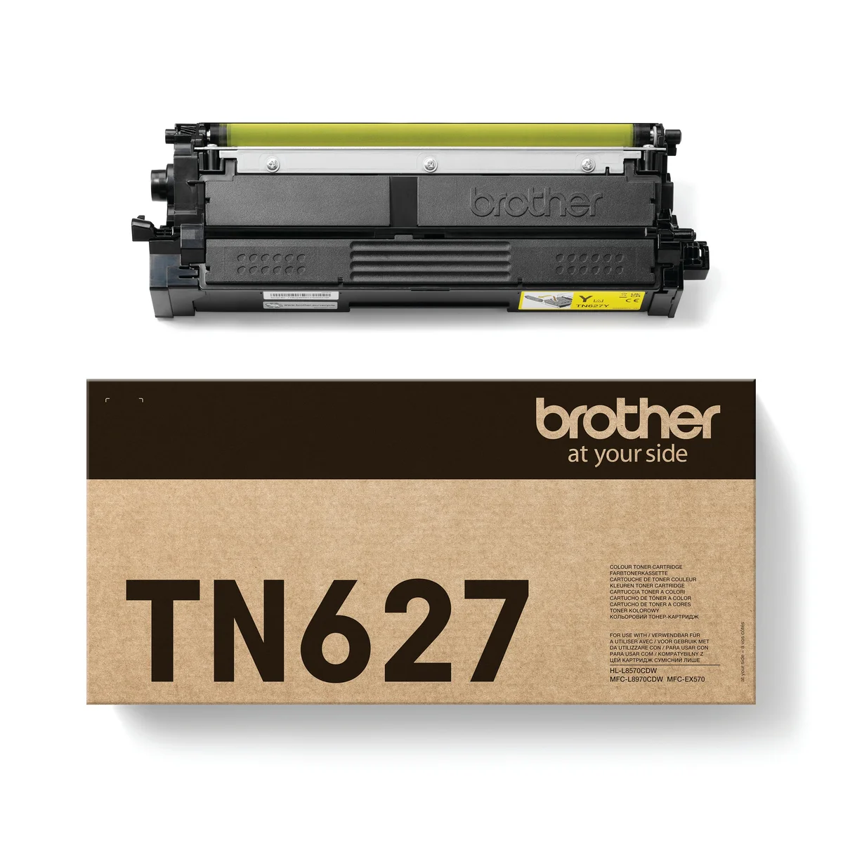 Brother TN627 Toner Cartridge Ultra High Yield Yellow TN627Y