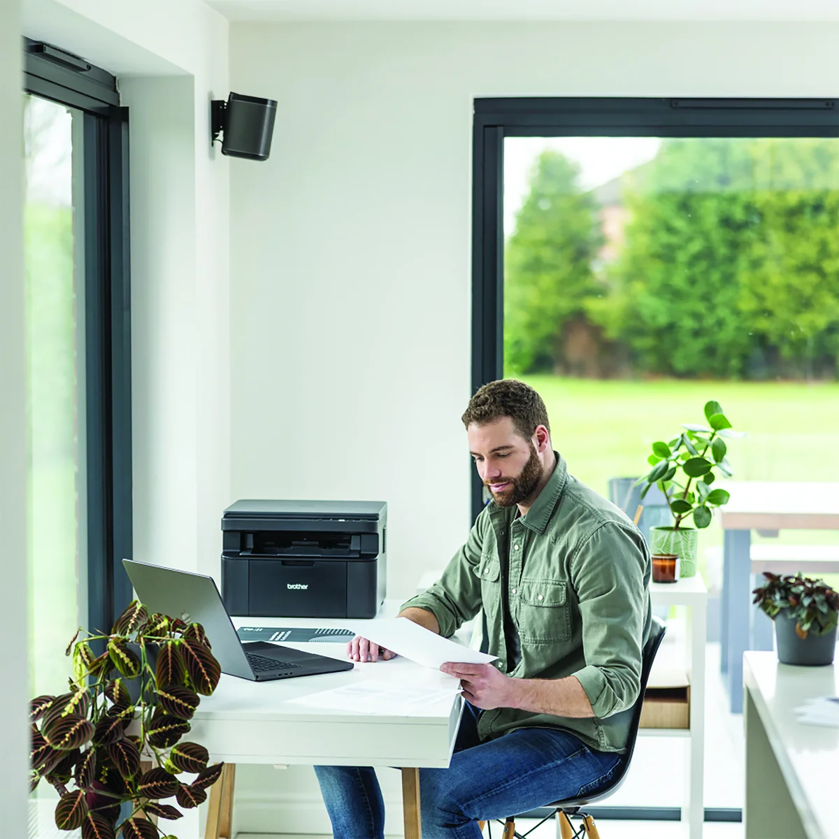 Brother DCP-L1640W Compact Wireless 3-in-1 Mono Laser Printer DCP-L1640WZU1 - Image 4